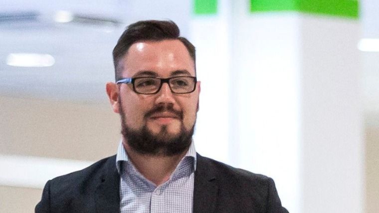 Gál József,, az LMP sajtószóvivője, Fotó: hirado.hu