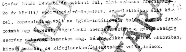 Önjelölt, de kifejleszthető /Forrás: ÁBTL