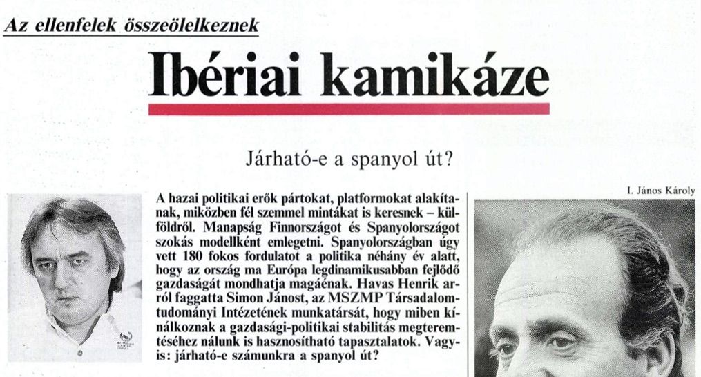 Havas is az első számban / Forrás: Arcanum.hu