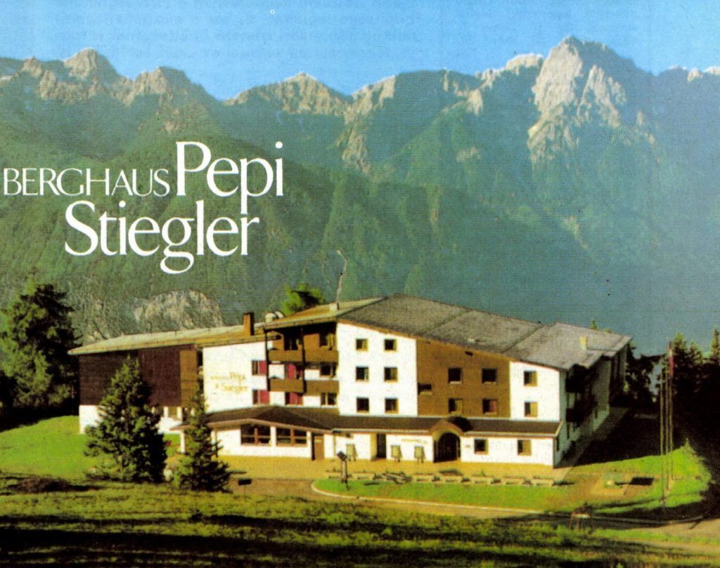A Pepi Stiegler-ház Lienzben, az osztrák Alpokban, két hétig volt a világbajnokságra készülő csapatunk bázisa.