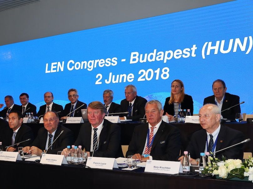 LEN-kongresszus / Forrás: Magyar Úszó Szövetség/Nemzetisport.hu