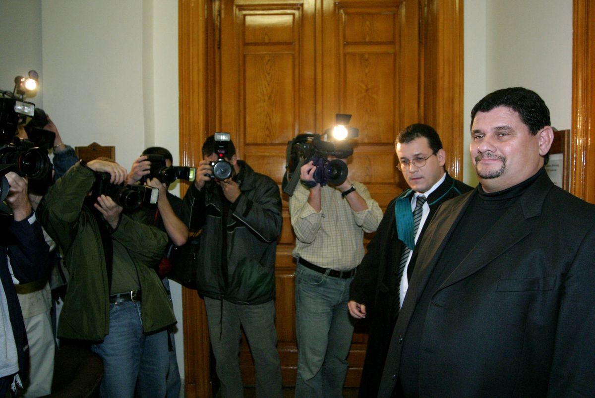 Princz Gábor vidáman / Fotó: MTI