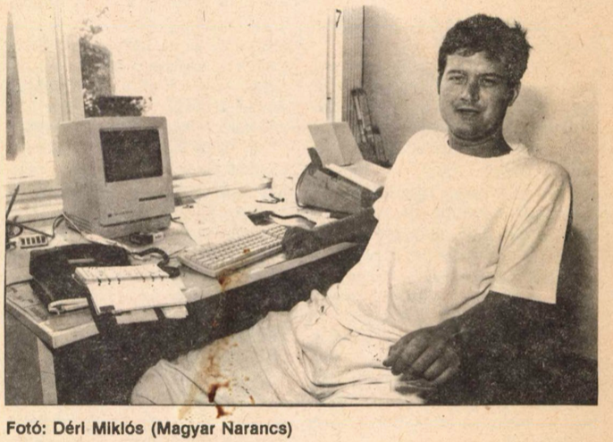 Vágvölgyi B. András a Népszabadságban / Forrás: Arcanum