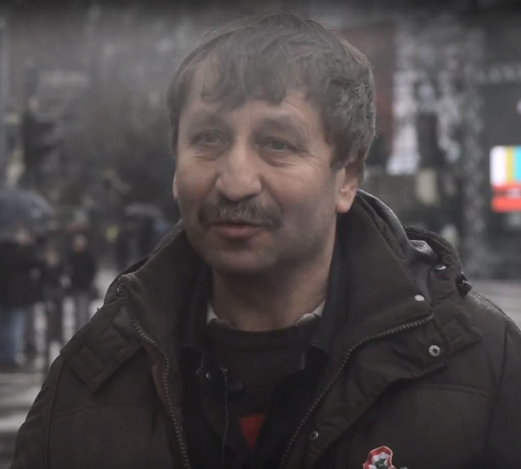 Jakab Lajos tavaly, filmünk forgatásán / Ill: PS