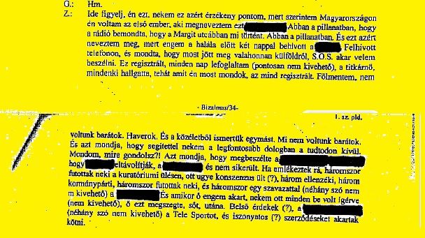 Vajtó Lajos monológja a Laborc-Portik jegyzőkönyvekből