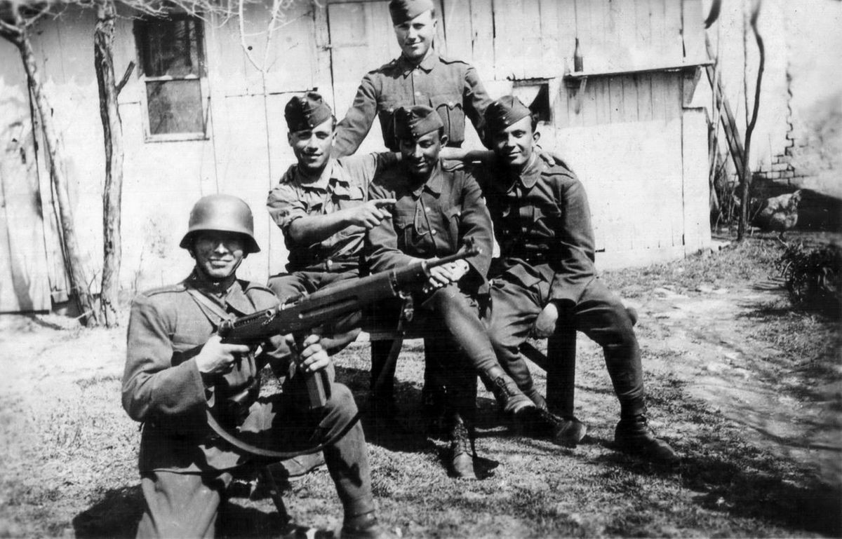 Az 1. magyar hadsereg katonái 1944 nyarán.