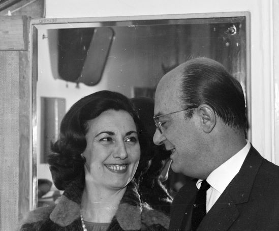 Szakáts Miklós feleségével, Kemény Judittal. Forrás: Fortepan