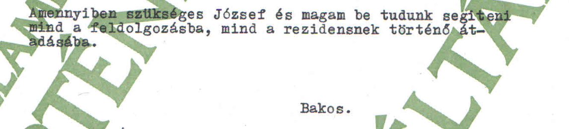 Bakos elvtárs javaslata / Forrás: ÁBTL