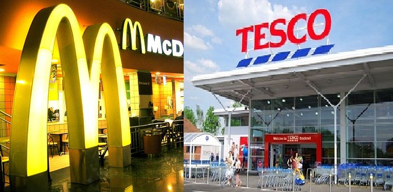A McDonald's és a Tesco is elismerte, hogy szerződéses kapcsolatban állnak a szocialista politikus cégével Fotó: PS
