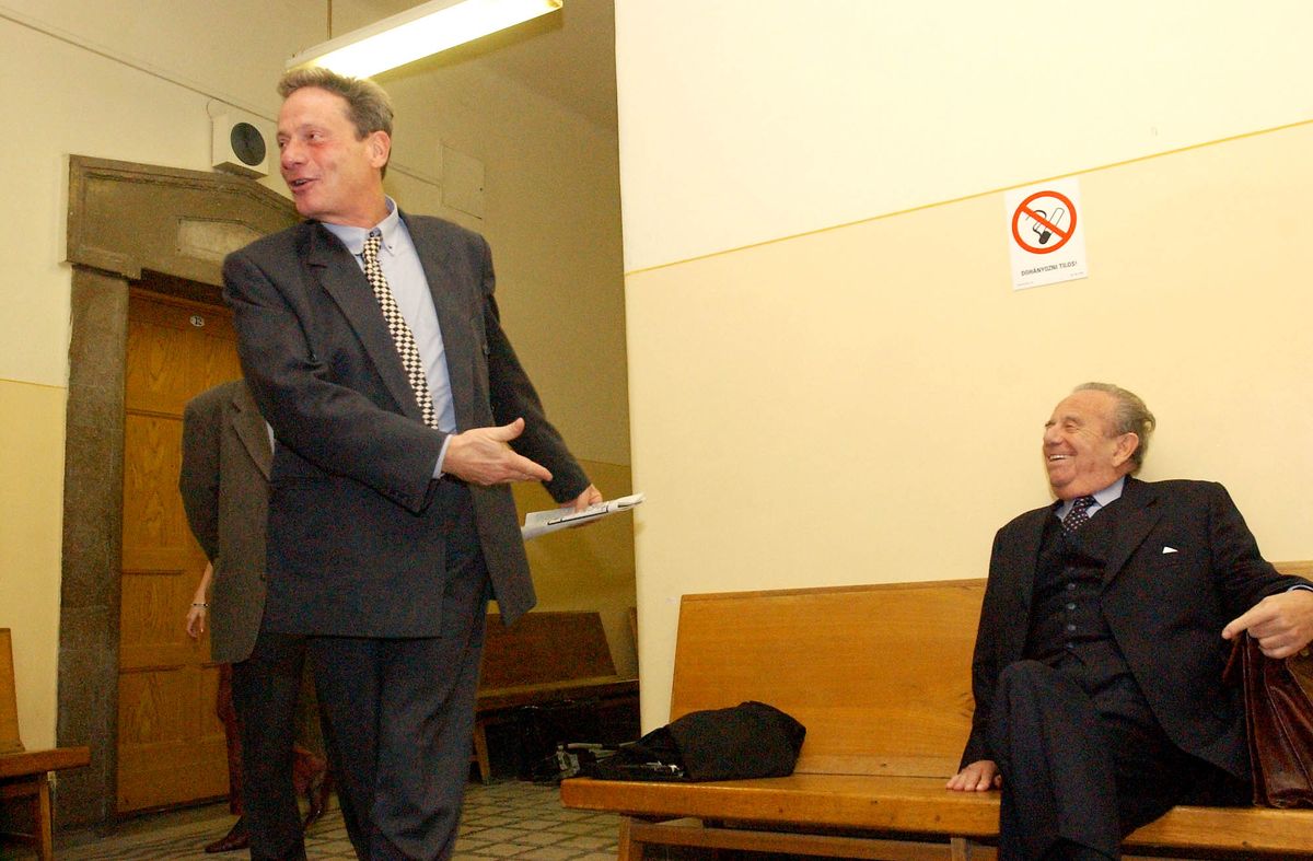 Bálint András színész örül barátja, Kovács Mihály felmentésének / Fotó: MTI