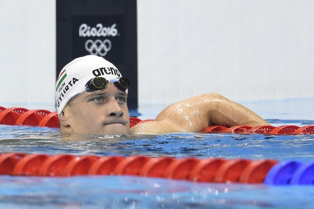 Gyurtának nem jött be a 100 m mell (kép: MTI / Kovács Tamás)