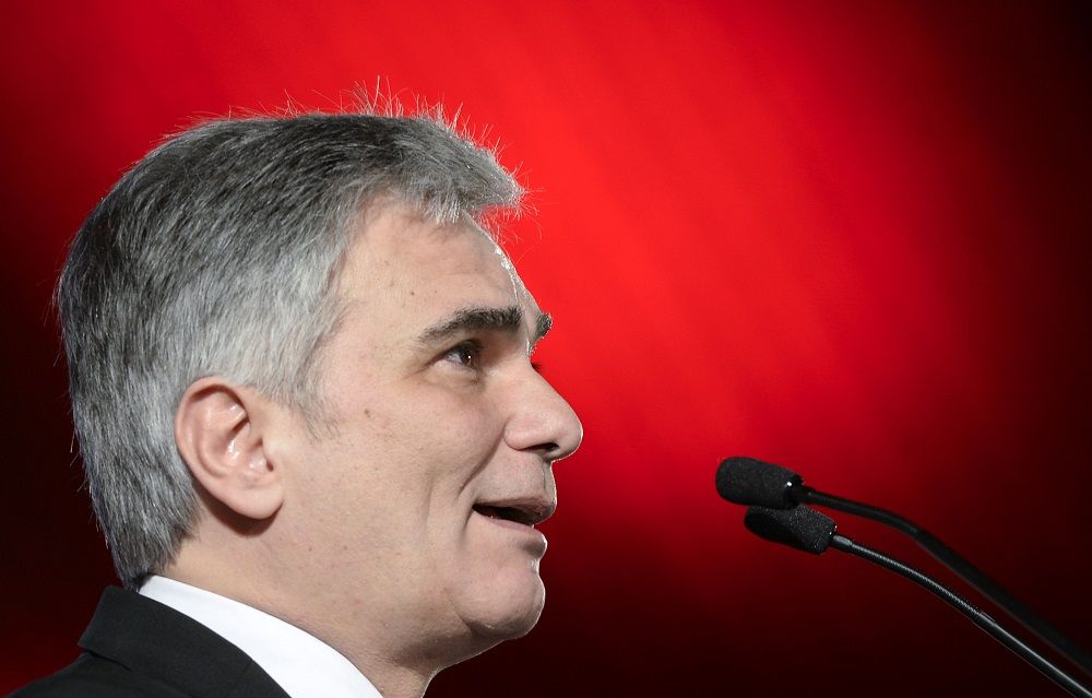 APA17660838 - 27032014 - RUST - STERREICH: BK Werner Faymann am Donnerstag, 27. Mrz 2014, anl. der Klubtagung 2014 der Wiener SP in Rust. APA-FOTO: HERBERT NEUBAUER