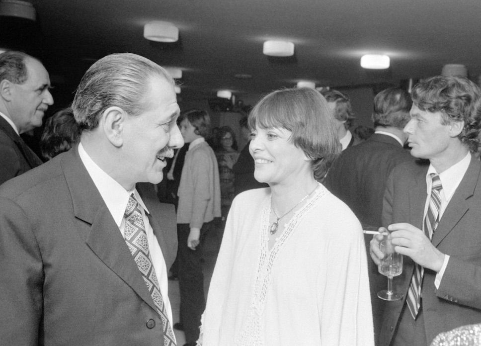 Aczél György és Jobba Gabi, mellettük Gyurkó László / Fotó: MTI