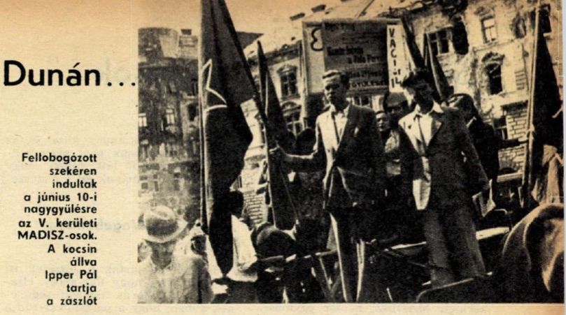 A fiatal Ipper az Ifjú Kommunistában / Forrás: Arcanum.hu