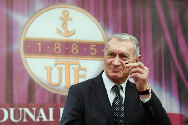 Dunai II Antal az Újpest olimpiai bajnok labdarúgója idén ünnepelte 80. születésnapját. Fotó: MTI/Koszticsák Szilárd