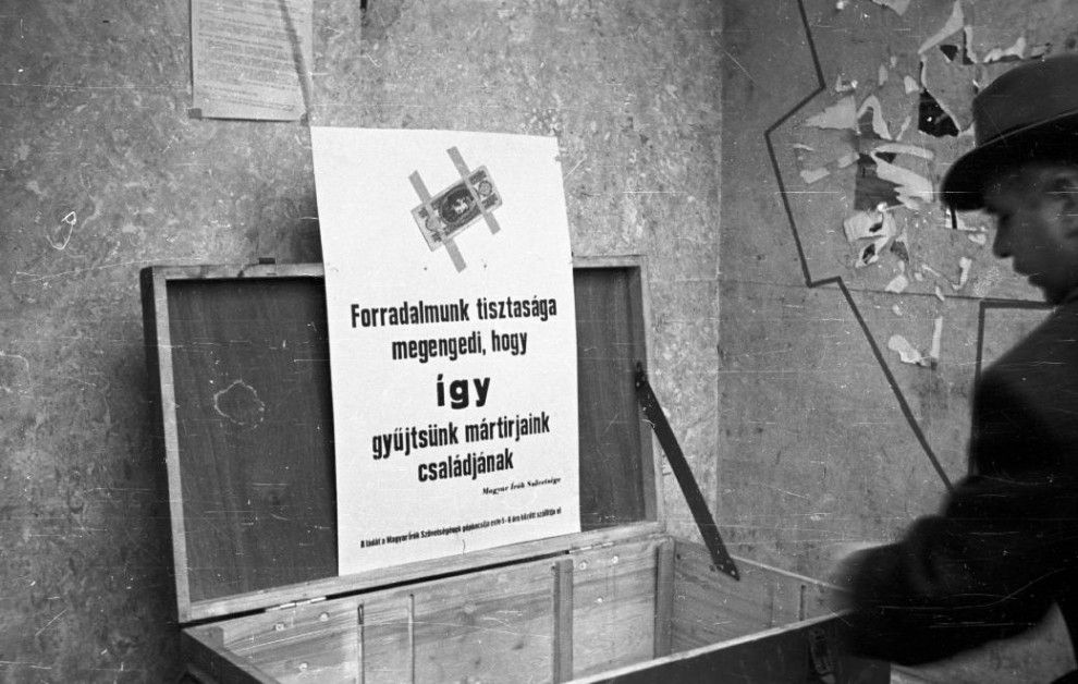 Volt, aki a mártírokra, s volt, aki önmagára gondolt. Pártay is közéjük tartozott? / Fotó: Fortepan.hu