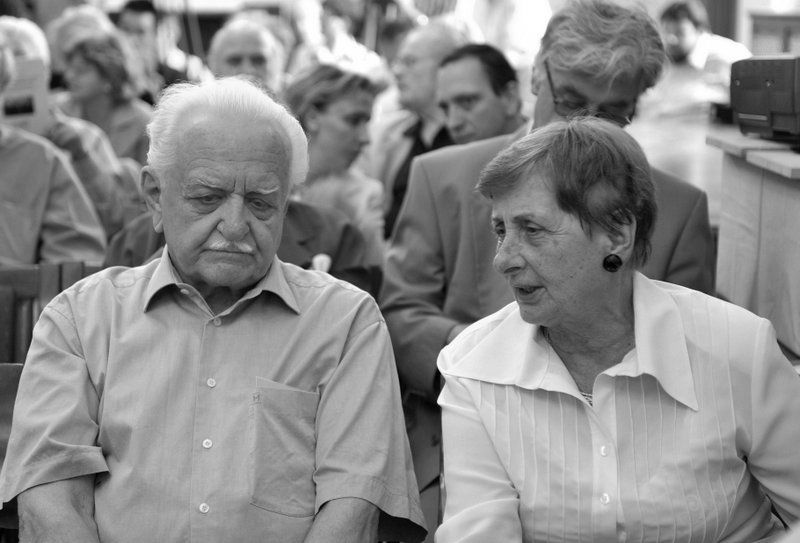 Múltidézés: Regéczy-Nagy László és Maléter Pál özvegye / Fotó: MTI