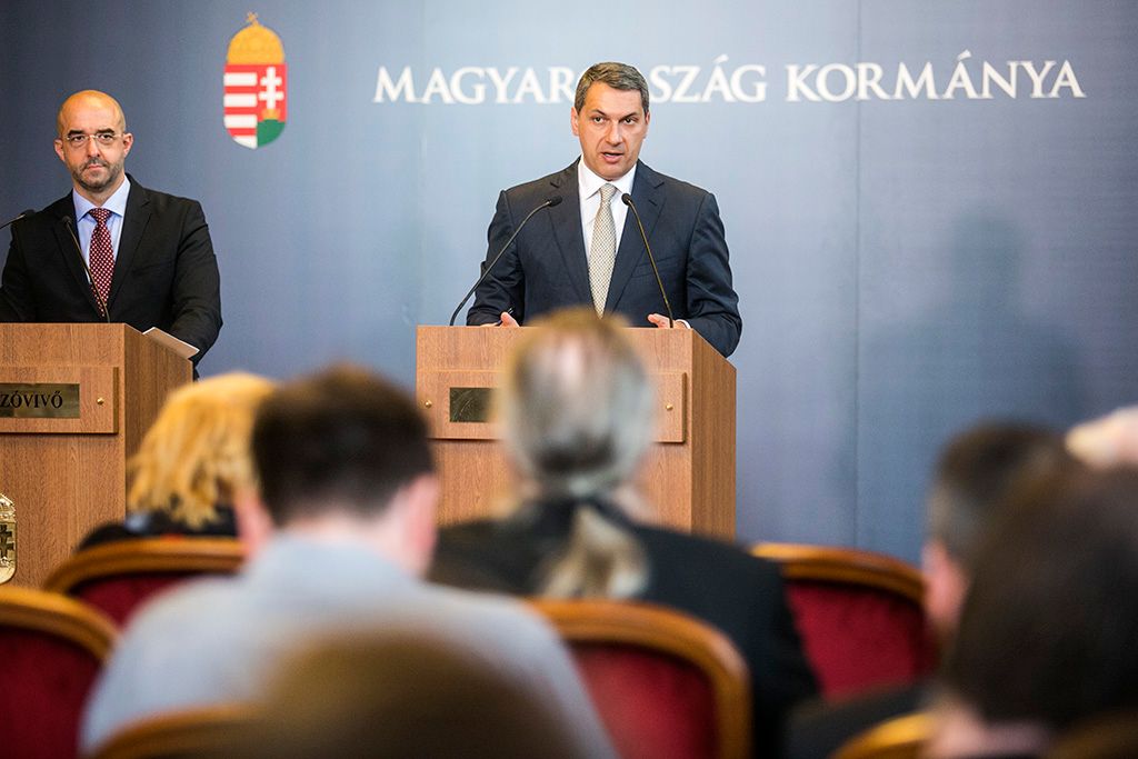 Lázár János Kovács Zoltán Kormányszóvivői 2016.05.05 Fotó: Horváth Péter Gyula