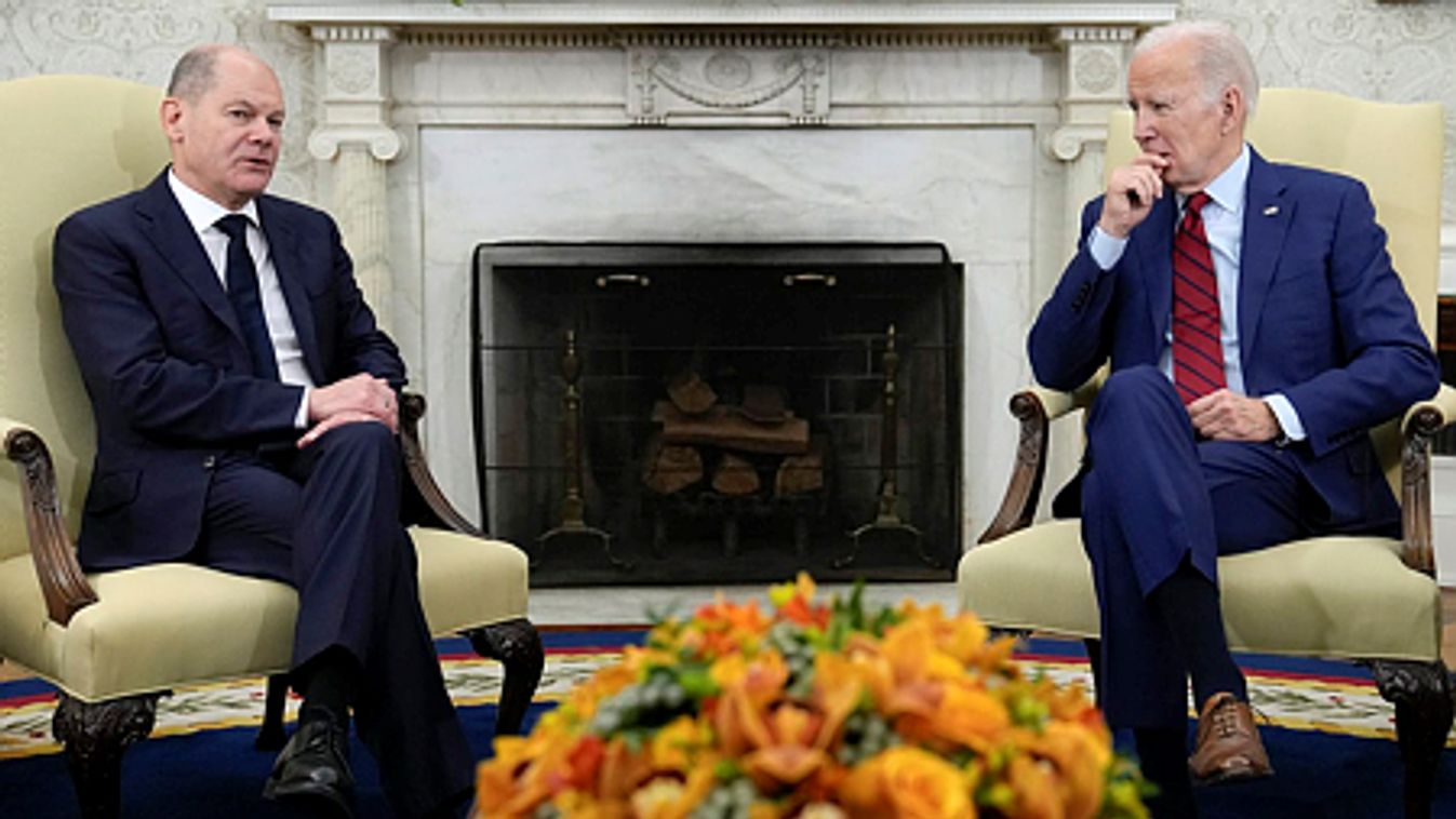Biden a német kancellárral tárgyalt a Fehér Házban