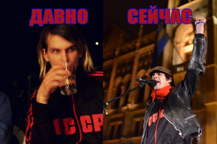 Kiss Soma Ábrahám Csopakon és a Kossuth téren.