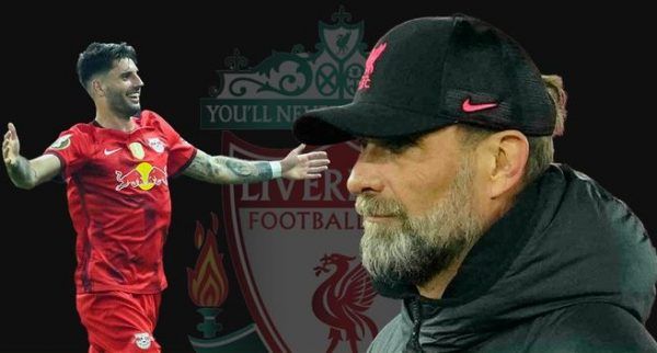 Tehetsége alapján nem kérdés, hogy Szoboszlai Dominik nagyon sokszor száguld majd gólörömében Jürgen Klopp felé Liverpoolban. Fotó: skysports.com