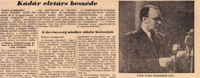 A Népszabadság cikke 1958-ből / Forrás: Arcanum.hu
