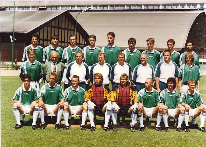 Zavadzsky Gábor, Goran Kopunovic, Szergej Kuznyecov, Dejan Milovanovics, Hrutka János, ?, Vincze Ottó, Telek András, Nyilas Elek, Páling Zsolt, A gyúrók és Novák Dezső edző, Kecskés Zoltán, Zoran Kuntics, Albert, Nagy Zsolt, Hajdú Attila, Szeiler József, Simon Tibor, Lisztes Krisztián, Keller József akik nincsenek ezen a képen: Szűcs Mihály, Babatunde Fatusi Fotó: BLNetwork