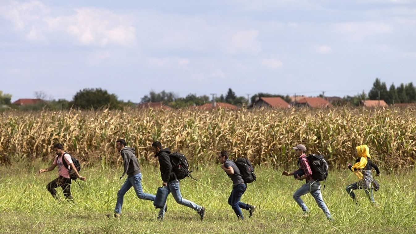 Délután huszonhét migráns sétált át Garán