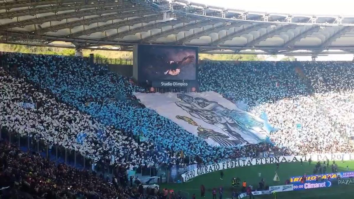A Lazio ultrái / Fotó: Beyondthefieldofplay.com
