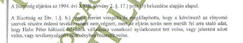 Semmi érdemleges / Forrás: ÁBTL