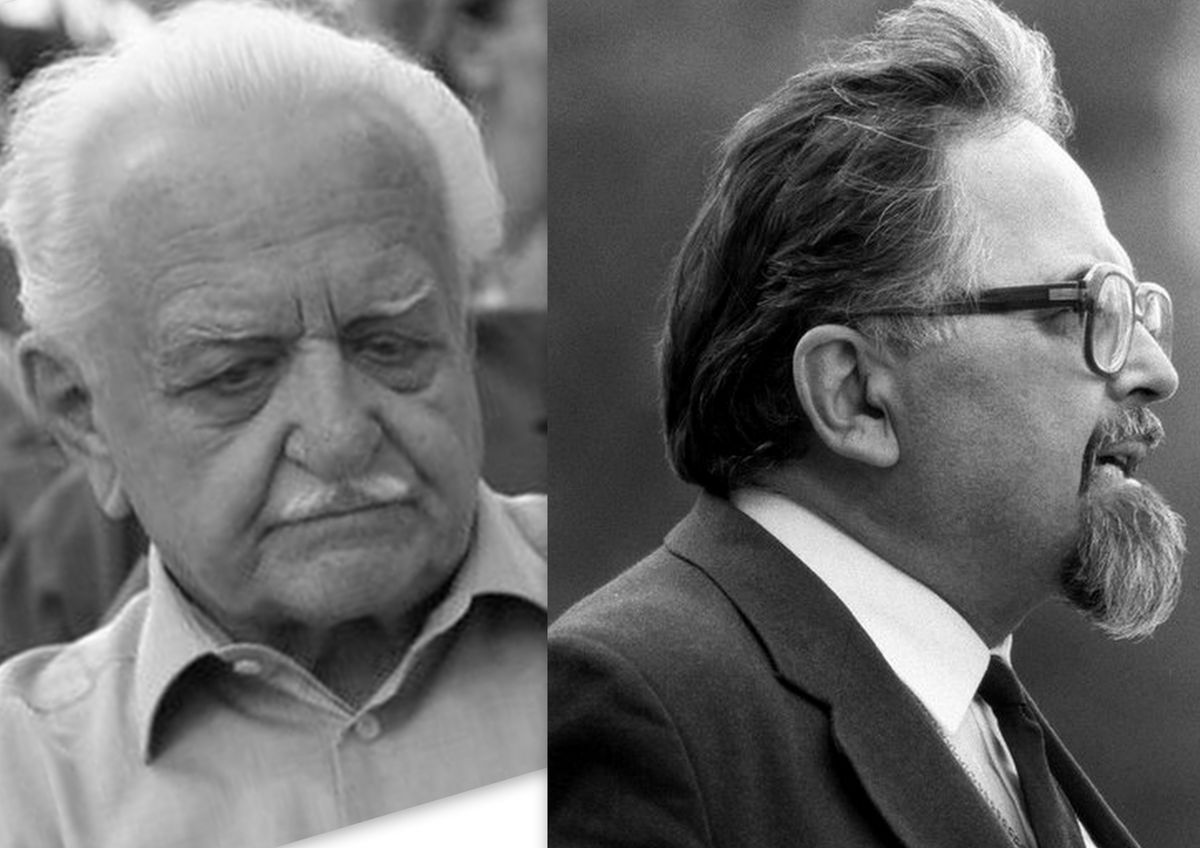 Már nem ülhetnek egy asztalhoz: Regéczy-Nagy László és Mécs Imre / Fotó: MTI