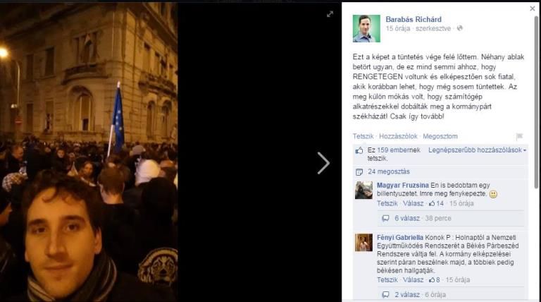 Barabás Richárd megengedhetőnek tart némi vandalizmust