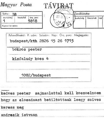 Baráti levél az Inconnutól / forrás: wikipedia