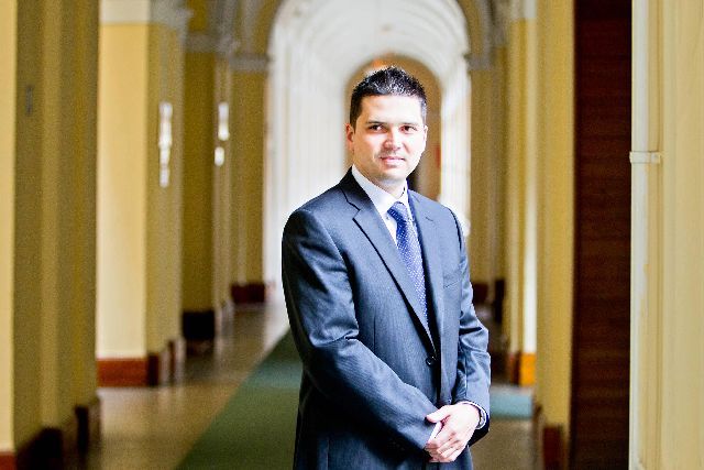 Bitay Márton, a szaktárca államtitkára szerint sajnálatos, hogy ma Magyarországon vannak olyan tőkés társaságok, amelyek képtelenek elfogadni, hogy az állami föld nem hitbizomány. Fotó: Magyar Hírlap