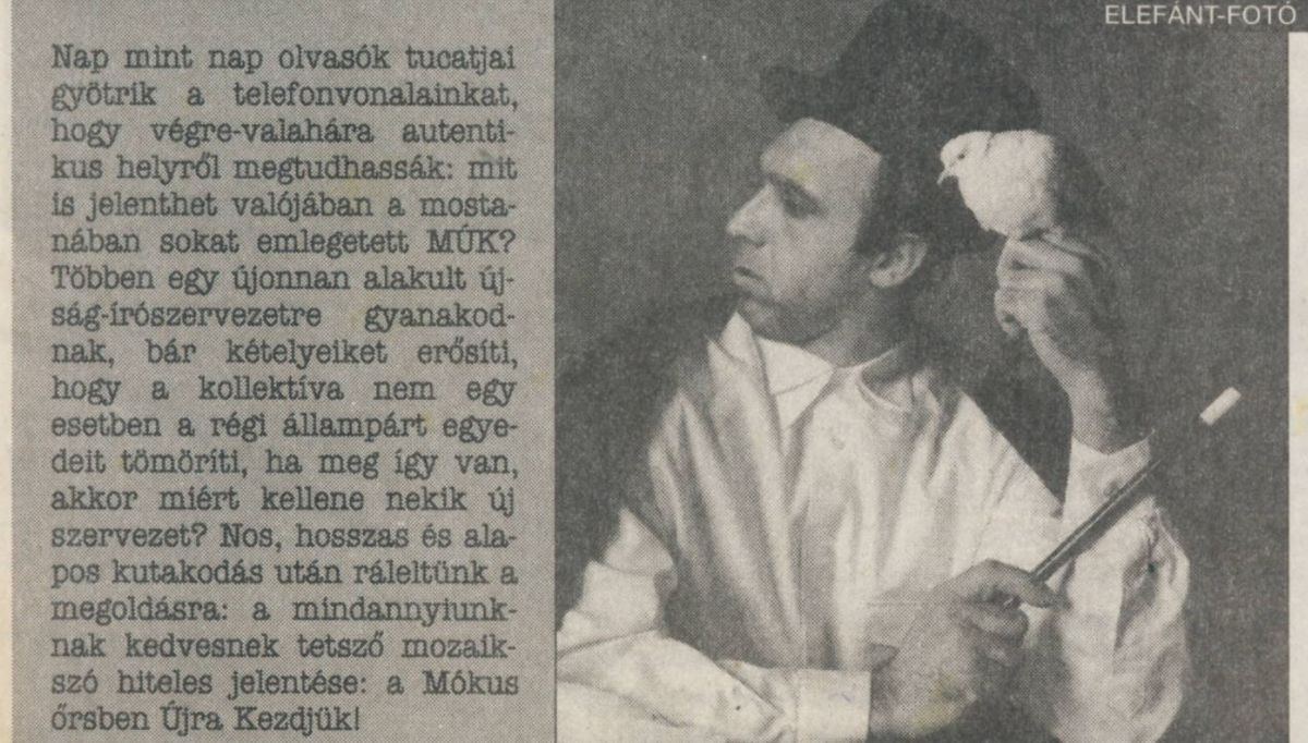 Lejárató cikk és fotómontázs a Kurírban / Forrás: Kurír