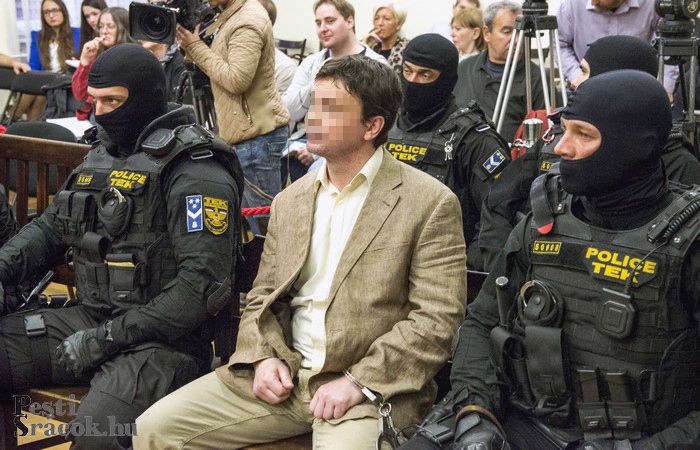 A vád szerint a Fogász becenevű szlovák Portik Tamástól megbízást kapott Boros József Károly megölésére, mert a sértett korábban terhelő vallomást tett Portikra, Drobilch Gáborra és Ferencsik Attilára. Fotó: Mészáros Péter/PestiSrácok.hu