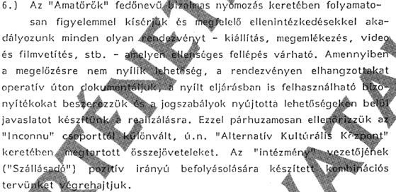 Célkeresztben /in: Állambiztonsági játszmák