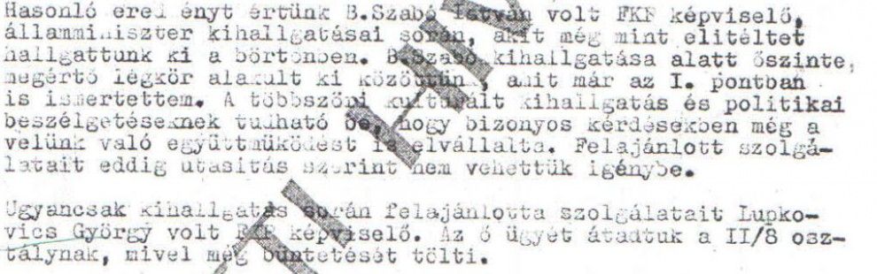 Felajánlották a szolgálataikat / Az ABTL iratának másolata a Hamvas Intézet archívumából