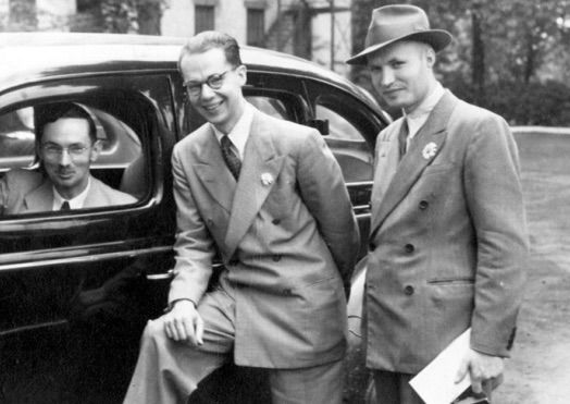 Kosáry Domokos és K. Kovács Péter New Yorkban, 1941 / Forrás: Magyarszemle.hu