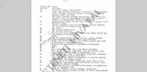 Állambiztonsági forgatókönyv a kreált, lejárató telefonbeszélgetéshez