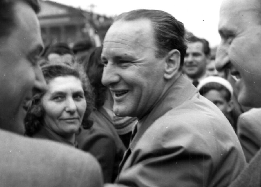 A mosolygó megtorló. Kádár '57-ben / Fotó: Fortepan.hu
