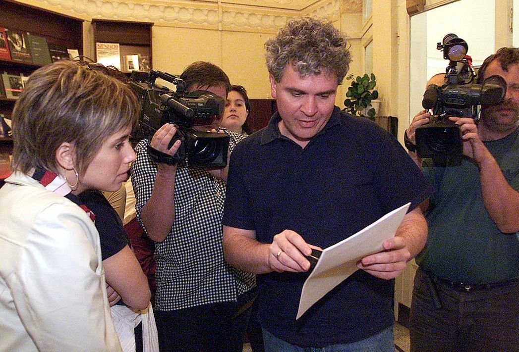 D. Horváth Gábor, itt már a Magyar Nemzet főszerkesztő-helyetteseként, amibe „beleolvadt” a Napi Magyarország / Fotó: MTI