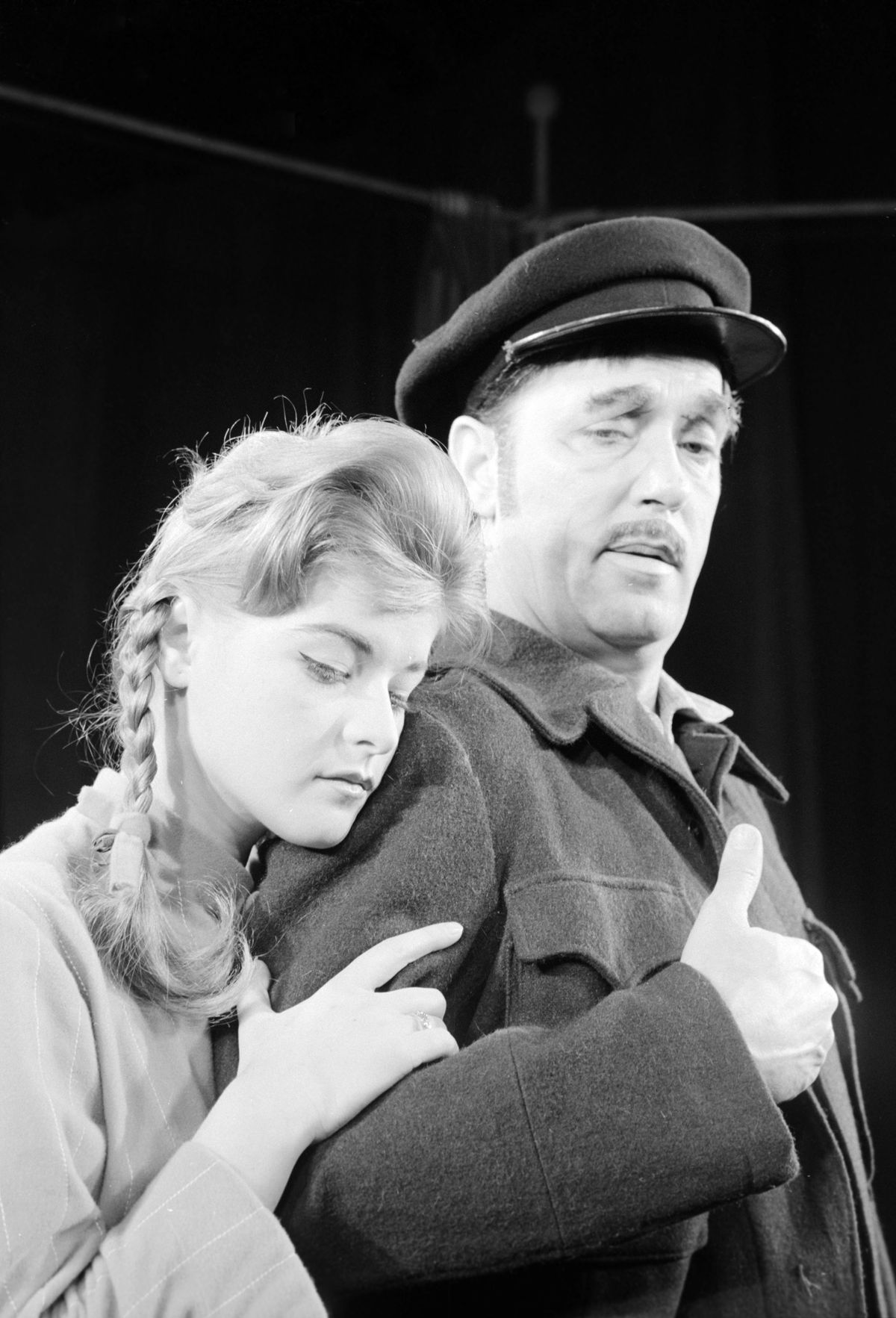 Sólyom Ildikó és Benkő Gyula a József Attila Színházban (1960) / Fotó: MTI