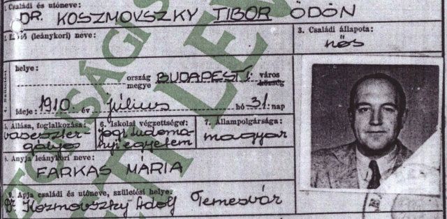 Adatlap a (2. számú) vizsgálati dossziéból /Fotó: ÁBTL