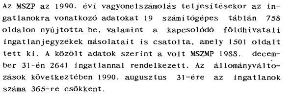 Komoly, géppel írt jelentés / Forrás: Asz.hu