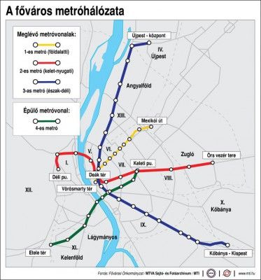 4-es a térképen, forrás: MTI