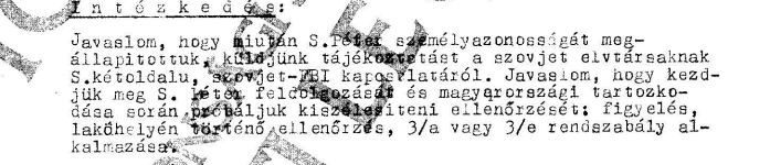Tájékoztassuk a szovjet tanácsadó elvtársat /Forrás: ÁBTL