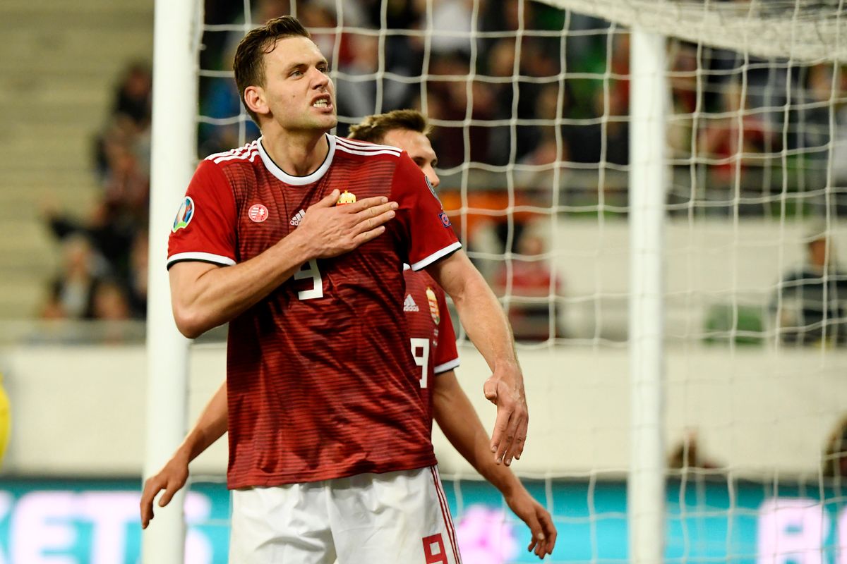 Szalai Ádám gólöröme / Fotó: MTI