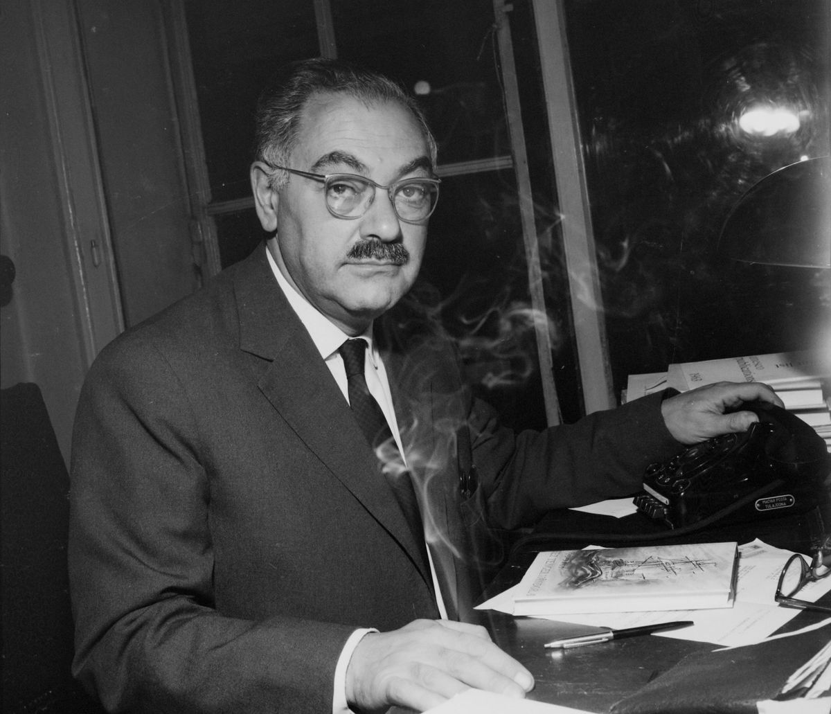 1964. Boldizsár Iván újságíró, propagandista, pártkatona / Fotó: Fortepan.hu / ad.: Hunyady József