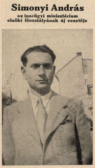 Simonyi András / Forrás: Magyar Ipar